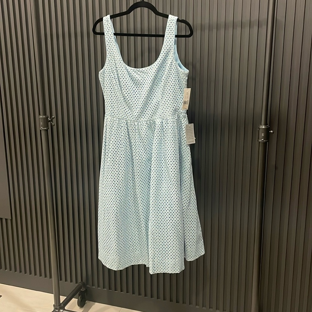 Worn once! Baby Blue Midi Dress by Donna Morgan